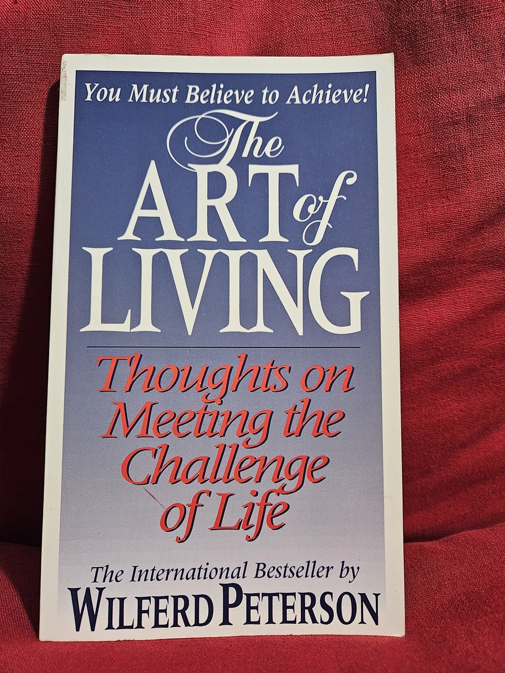 The Art of Living - Blue and Red Cover by